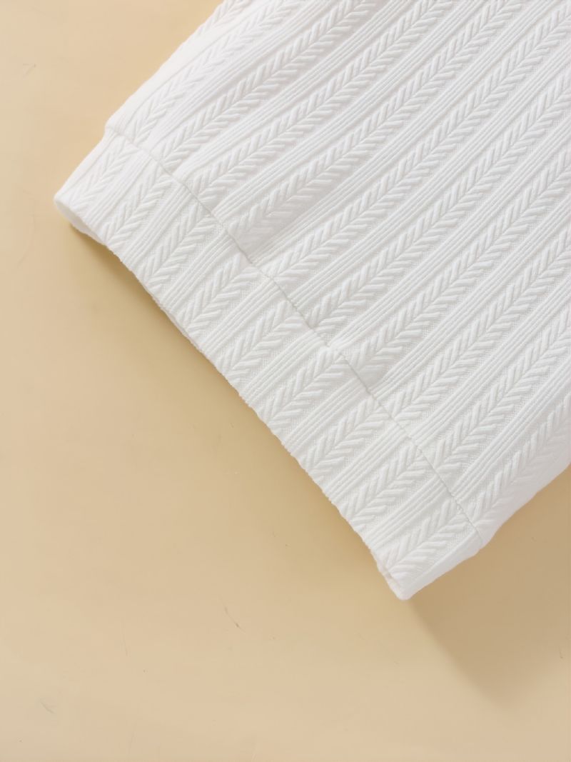Småbørn Børn Baby Pigetøj Mode Langærmet Pullover Sweater Og Kort Nederdel Forår Efterår Outfits