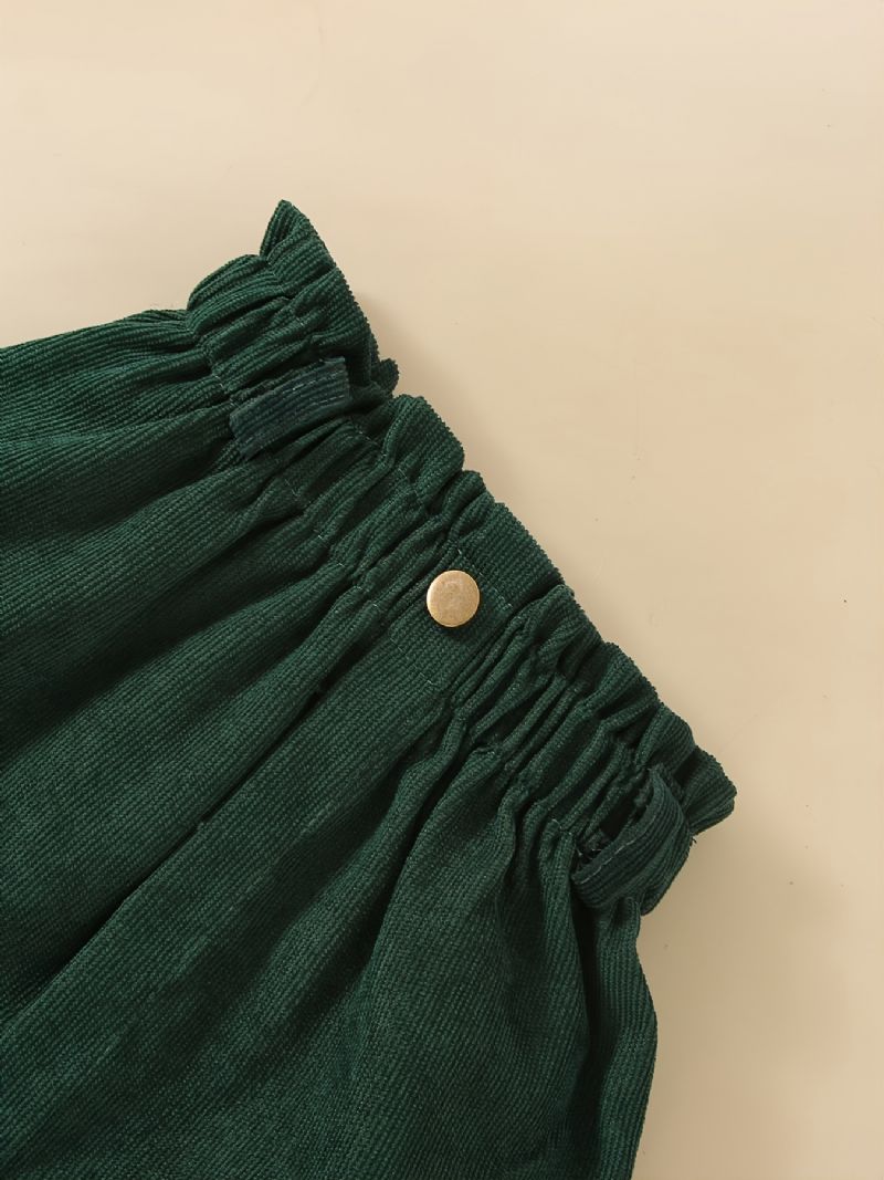 Småbørn Børn Baby Pigetøj Mode Langærmet Pullover Sweater Og Kort Nederdel Forår Efterår Outfits