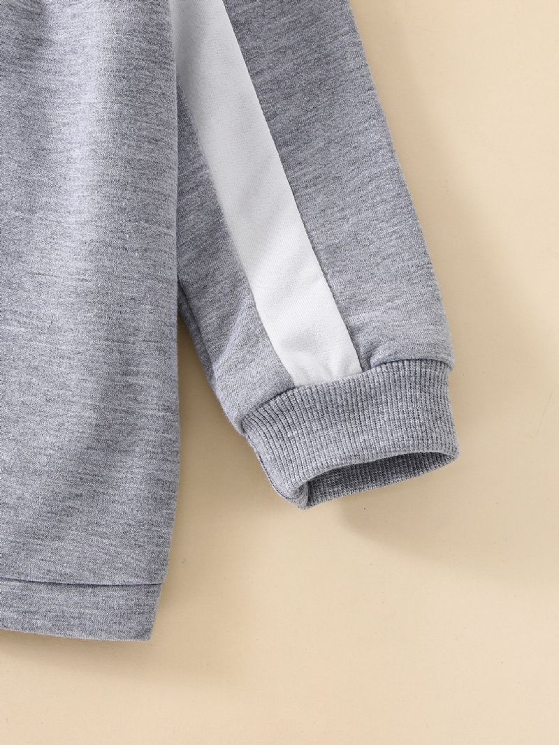 Småbørn Piger Langærmet Pullover Sweatsuit Big Bow Sweatshirt Med Joggerbukser