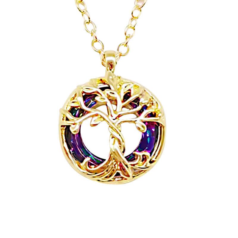Piger Tree Of Life Pendant Halskæder Børns Fødselsdag Julegaver