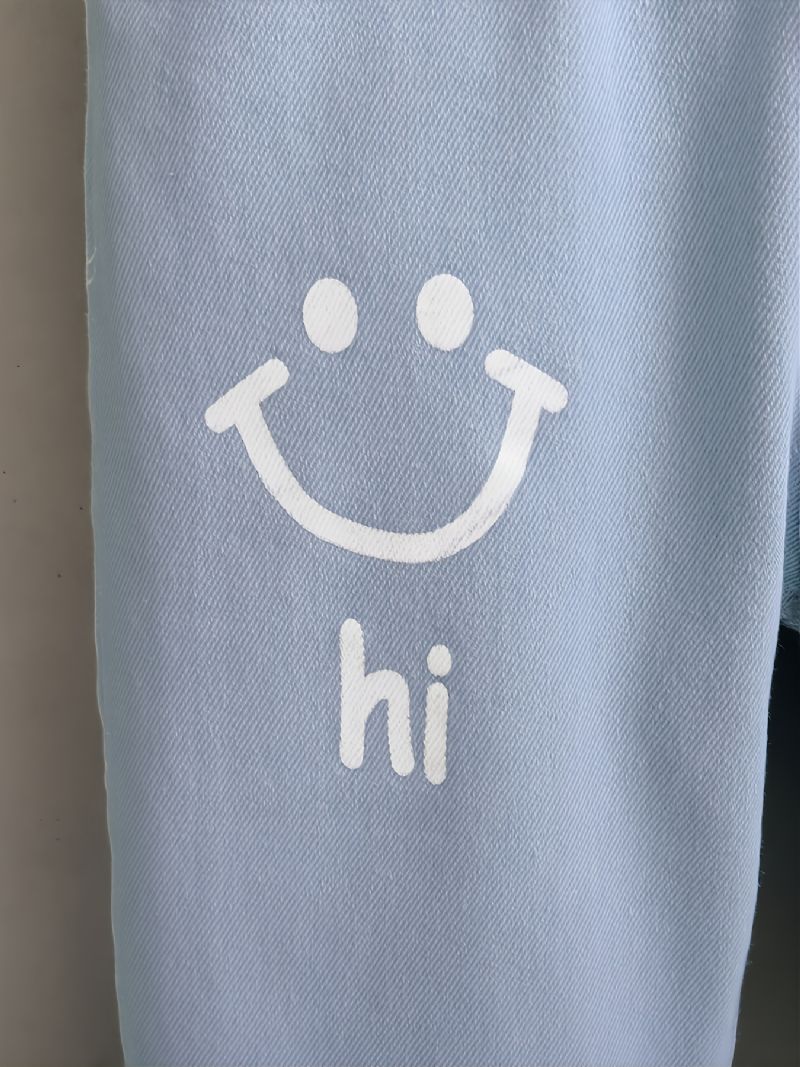 Børn Piger Denim Sødt Print Jeans Efterår Vinter