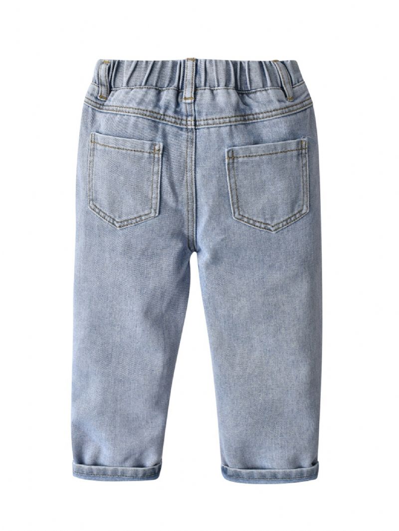 Casual Denim Jeans Til Drenge