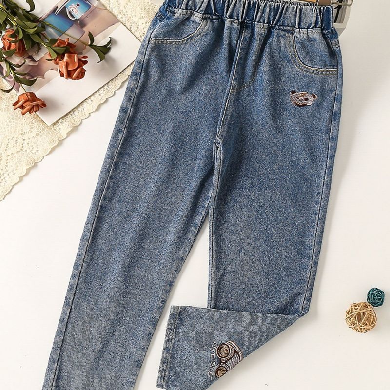 Pigebroderede Bjørnejeans