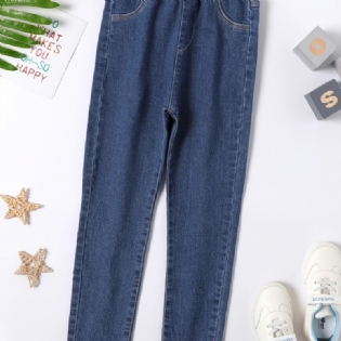 Piger Casual Modeable Blå Denim Jeans