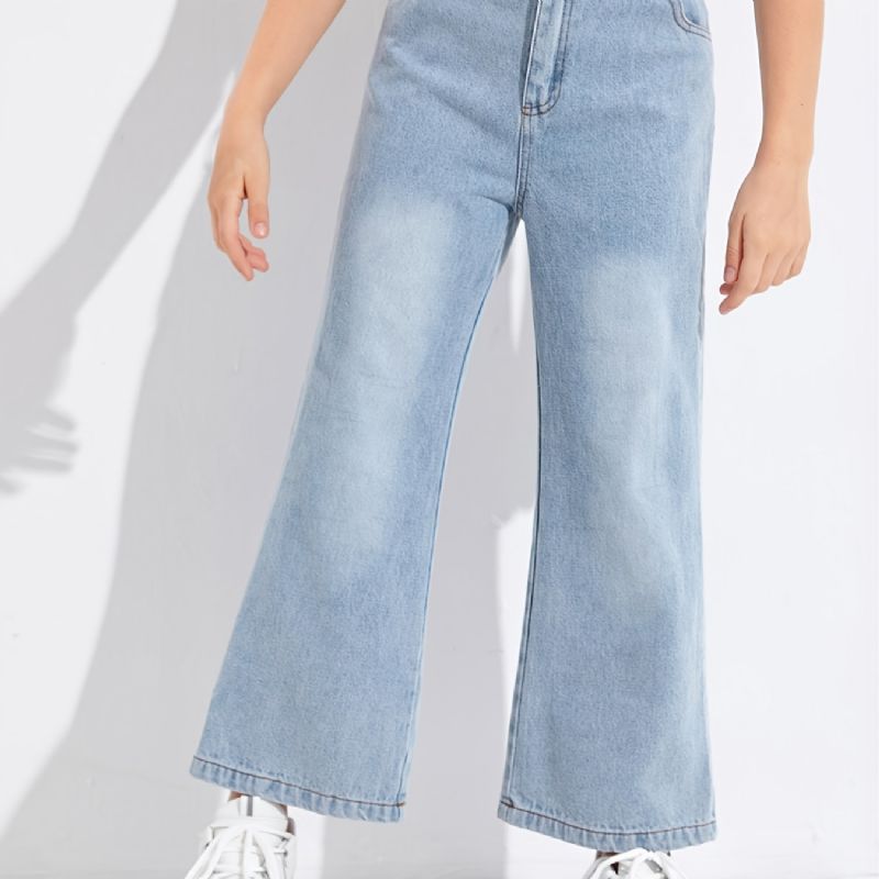 Piger Flare Leg Jeans Til Efterår & Vinter Nyhed