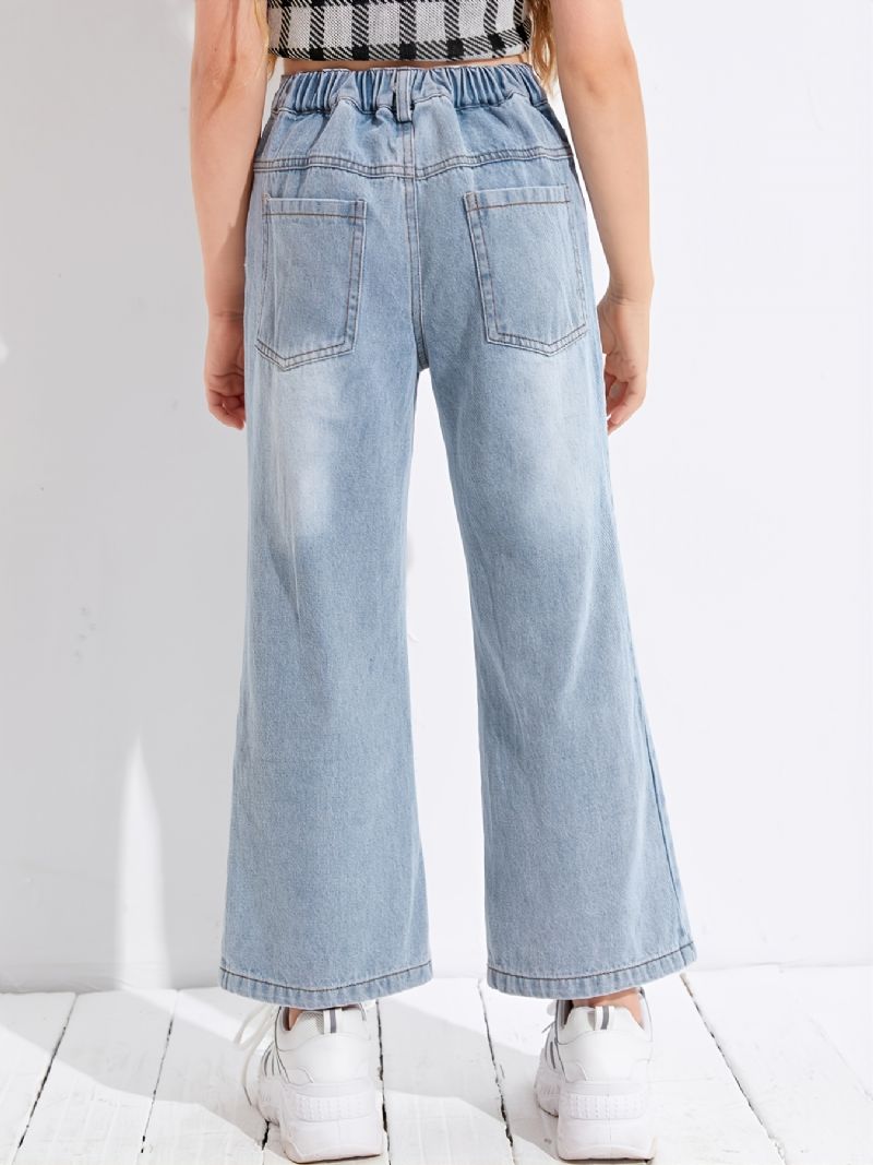 Piger Flare Leg Jeans Til Efterår & Vinter Nyhed