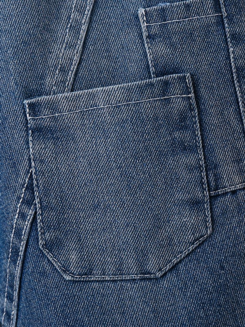Piger Strimlet Lomme Løse Harem Jeans