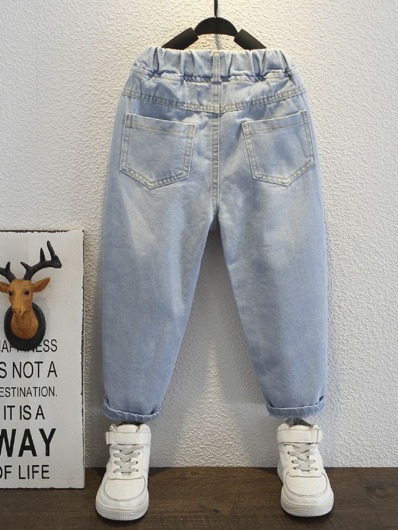 Ripped Denim Jeans Til Drenge