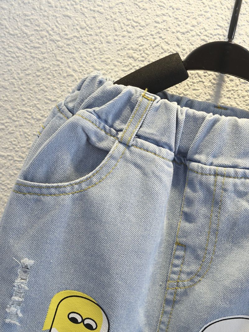 Ripped Denim Jeans Til Drenge