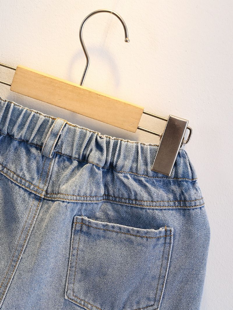 Rippede Denimshorts Til Piger