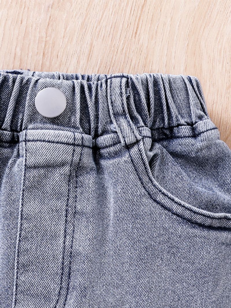 Solide Casual Jeans Til Børn