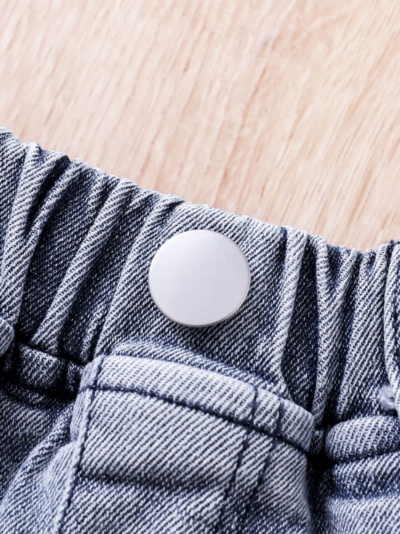 Solide Casual Jeans Til Børn