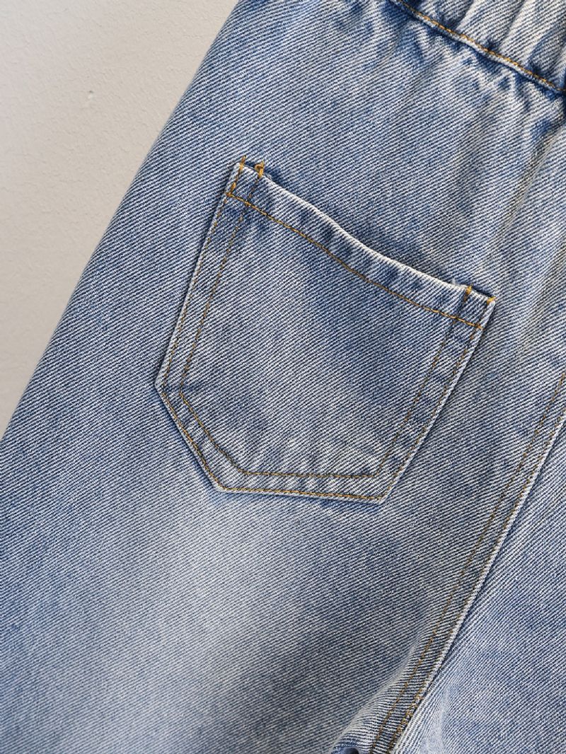 Toddler Drenge Rippede Tilspidsede Jeans