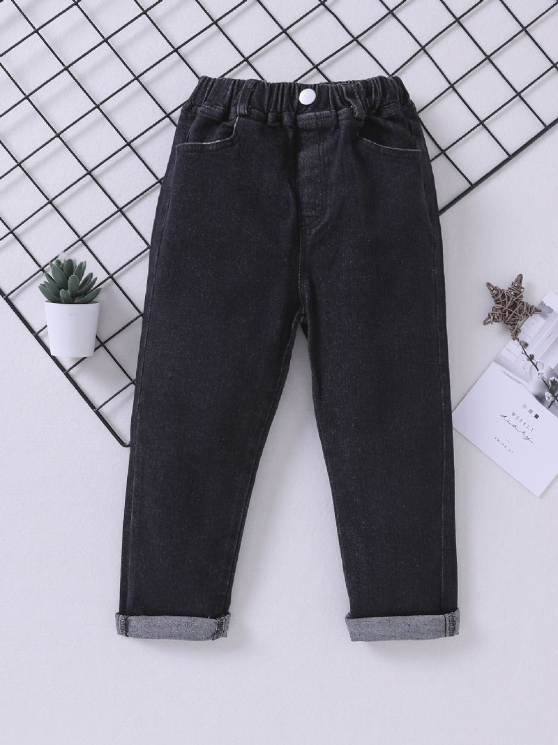 Toddler Drenge Tilspidsede Vask Jeans