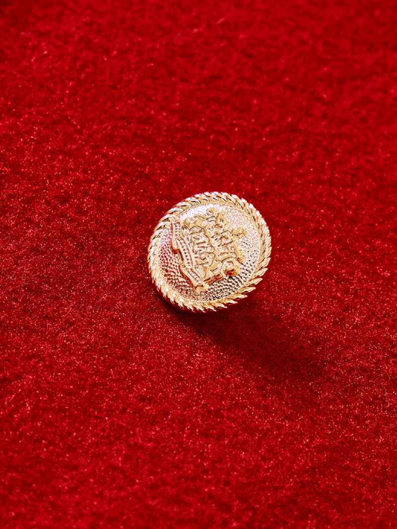 Baby Piger Langærmet Rund Hals Kjole Dobbeltradet Design Rød Julekjole