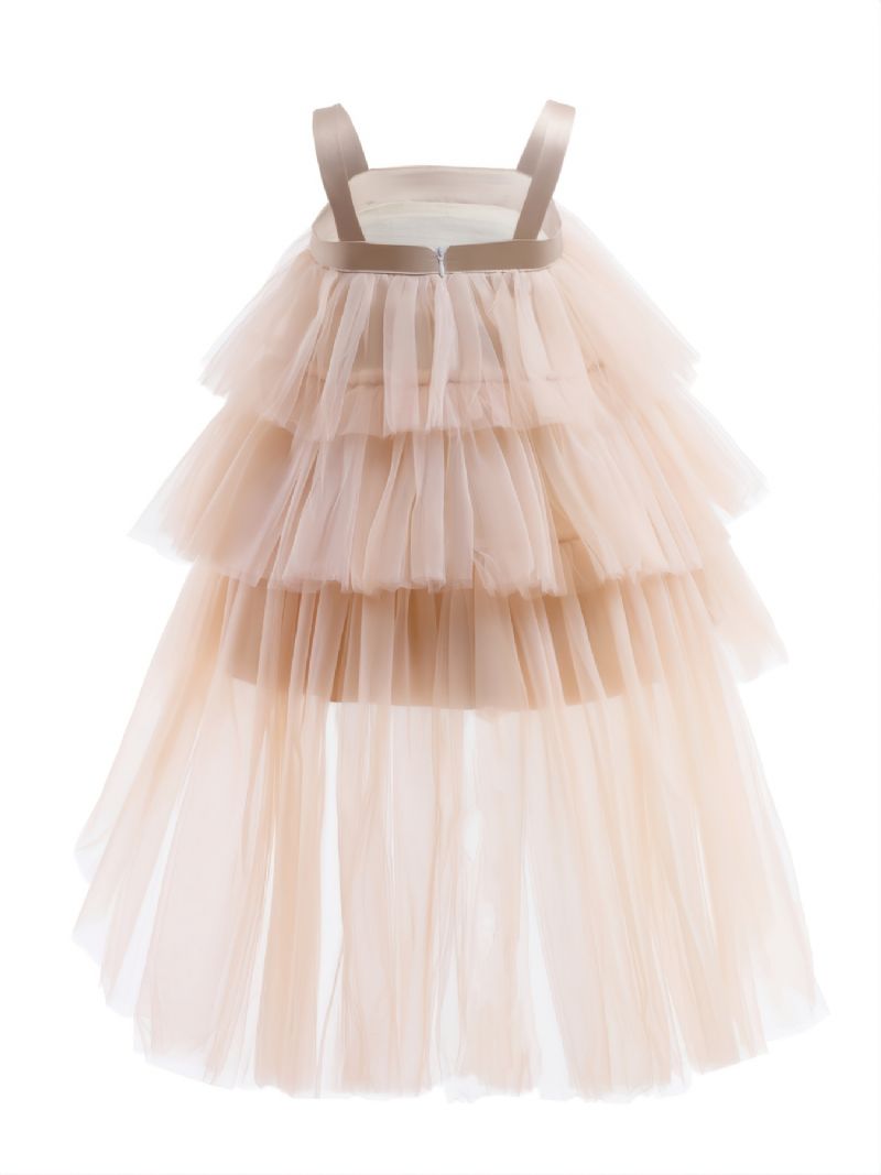 Baby Piger Off The Shoulder Kjole Blonde Tyl Fest Prinsesse