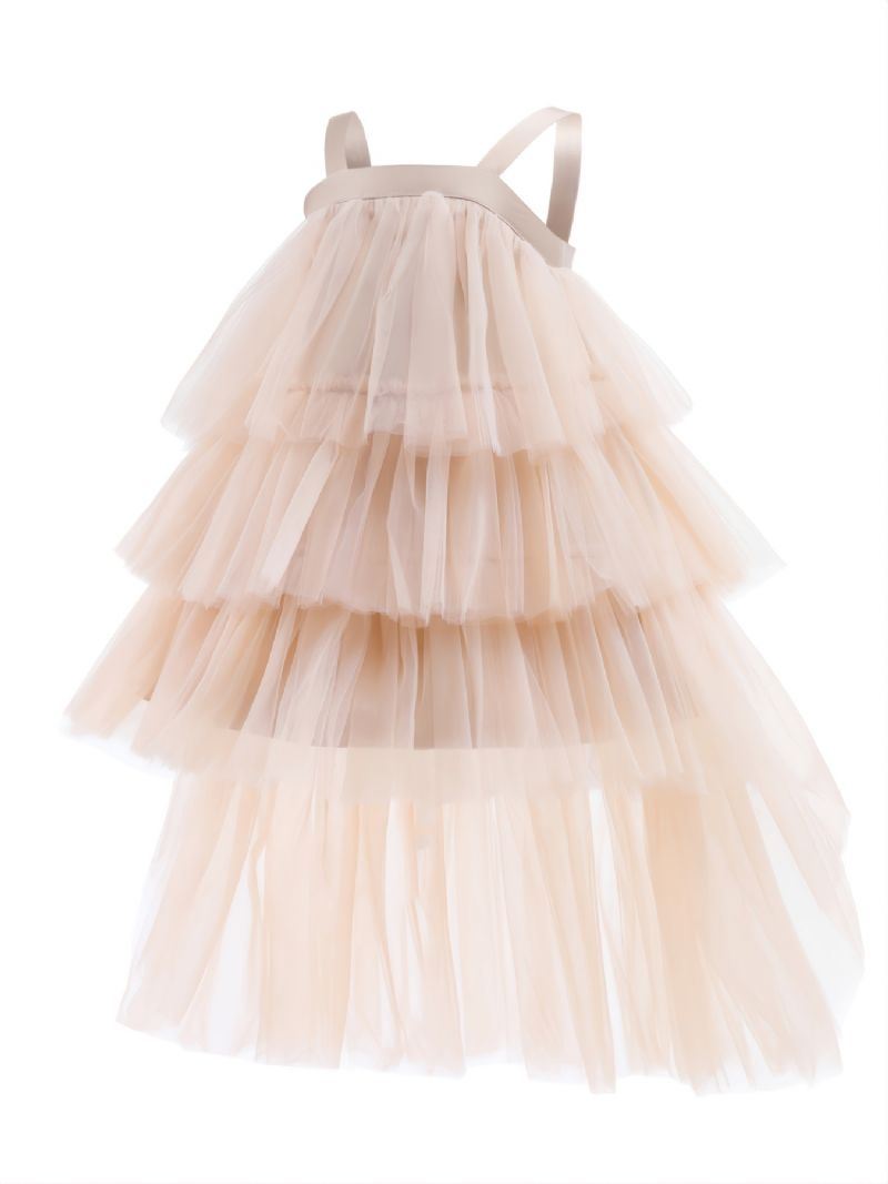 Baby Piger Off The Shoulder Kjole Blonde Tyl Fest Prinsesse