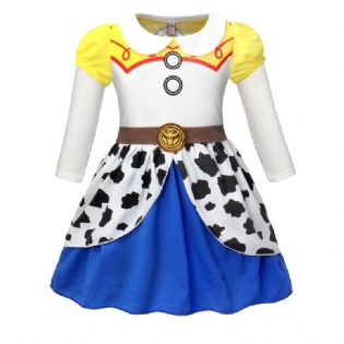 Babypiger Jessie Costume Dress Cosplay Outfits Til Halloween Fødselsdag Jul