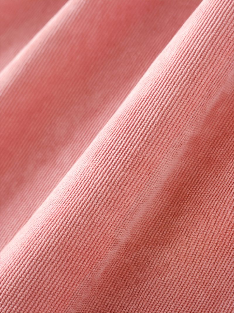Efterår Vinter Nye Piger Sød Flæser Pink Langærmet Kjole
