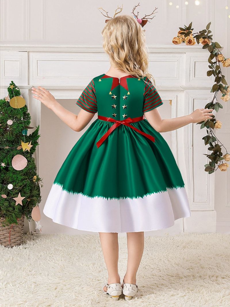 Festkjole Med Juletema Til Piger