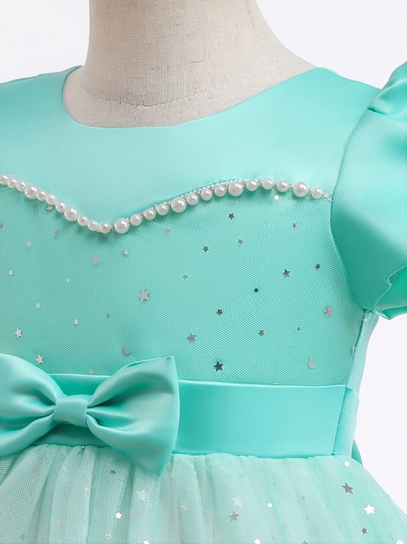 Pigekjole Børnenes Gradient Stjernetryk Mesh Tutu-nederdel