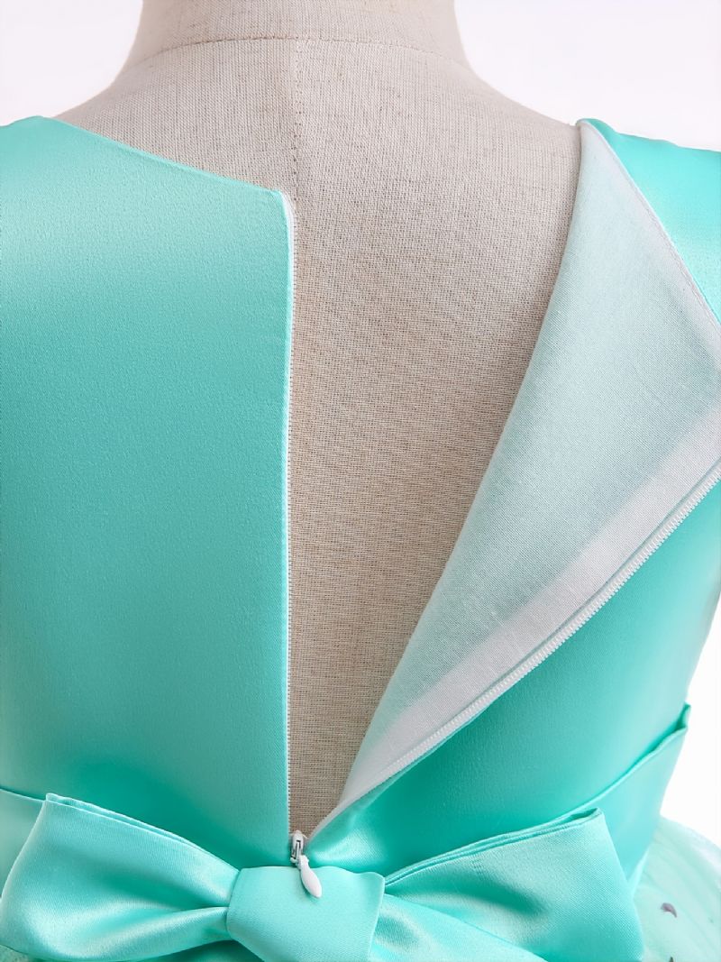 Pigekjole Børnenes Gradient Stjernetryk Mesh Tutu-nederdel