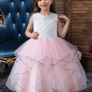 Piger Ærmeløs Prinsessekjole Julekjole
