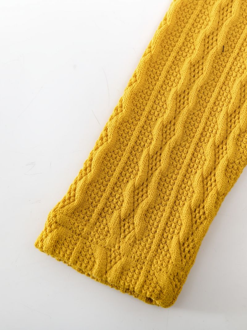Piger Casual Sød Flæsede Jacquard Prinsesse Kjole Til Vinter