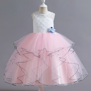 Piger Pink Princess Dress Wedding Host Piano Performance