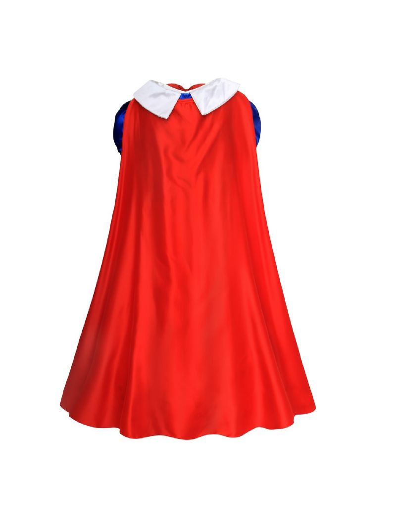 Piger Prinsesse Kjole Kostume Dress Up Fødselsdagsfest Jul Cosplay Outfit Tilbehør Inkluderet Sæt Børnetøj