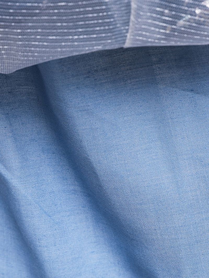Piger Snowflake Print Mesh Langærmet Elsa Princess Kjole Børnetøj Til Jul