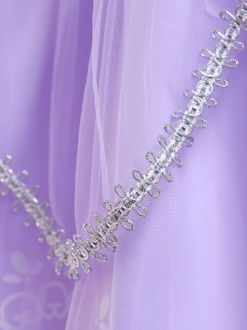 Piger Sofia Den Første Rapunzel Prinsesse Halloween Kostume Fancy Fest Cosplay Dress Up Fødselsdagskjole