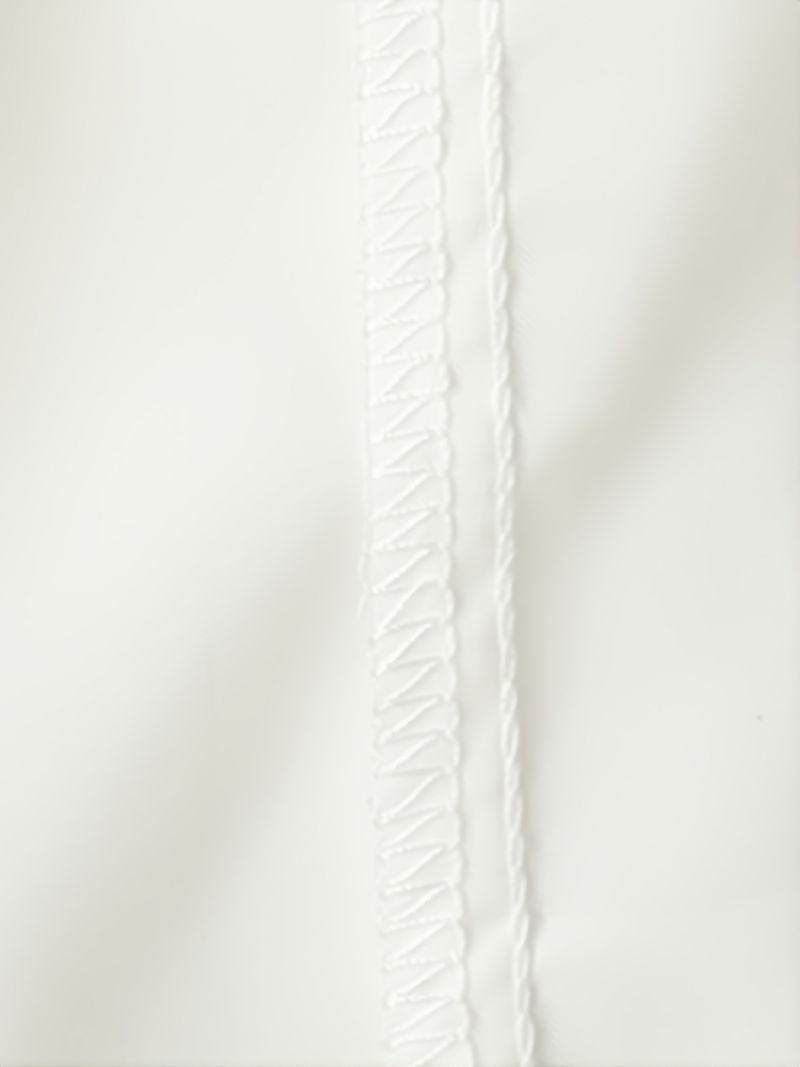 Pigeslynge Med Solid Blonde Patchwork Mesh-kjole