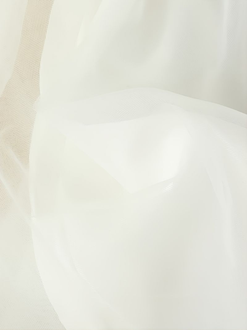 Pigeslynge Med Solid Blonde Patchwork Mesh-kjole