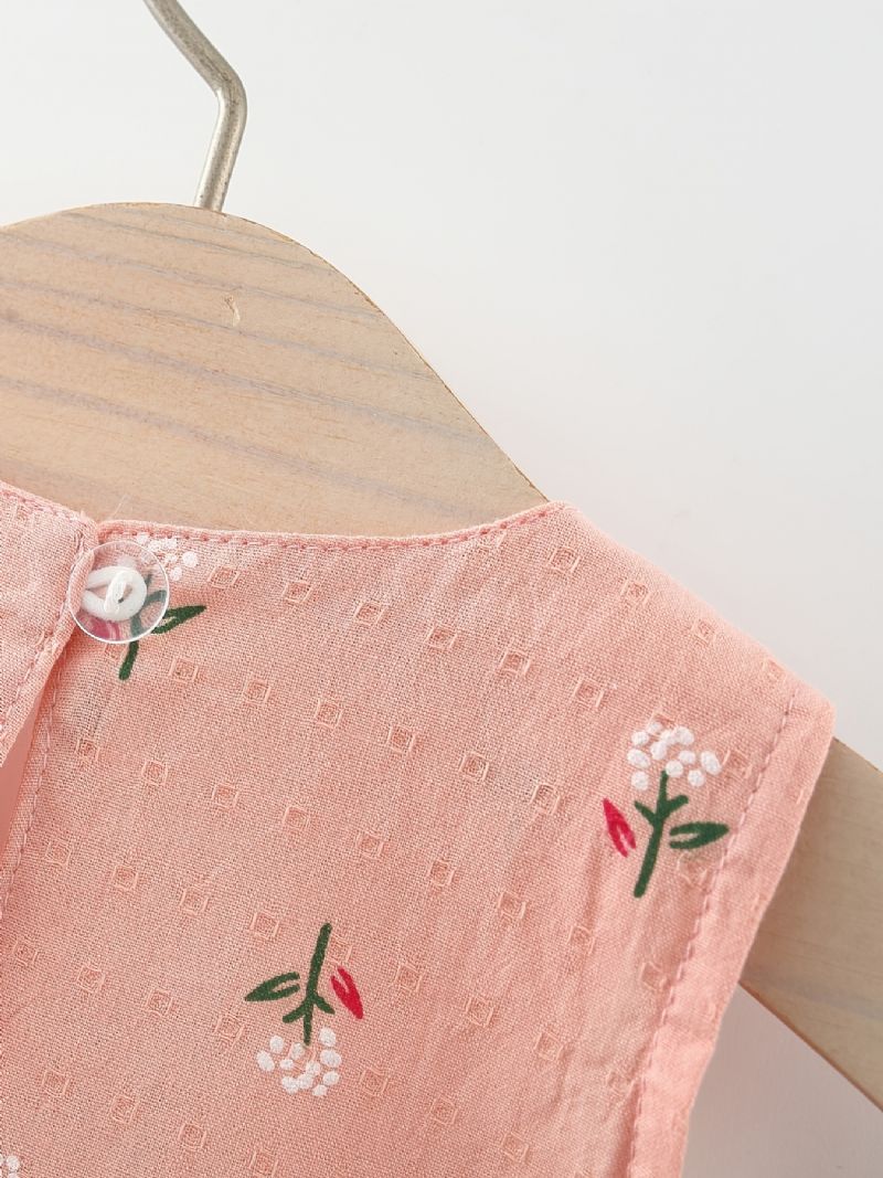 Sommerpiger I Bomuldsdukke Med Blomsterprint