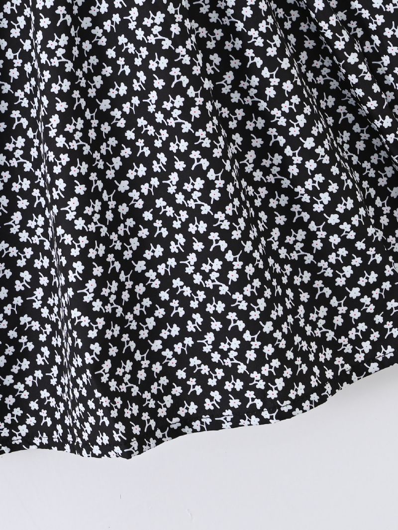Toddler Piger Mode Blomsterprint Elegant Casual Dress