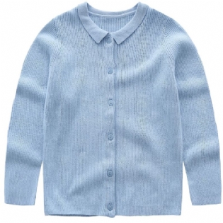 Baby Piger Langærmet Strik Cardigan