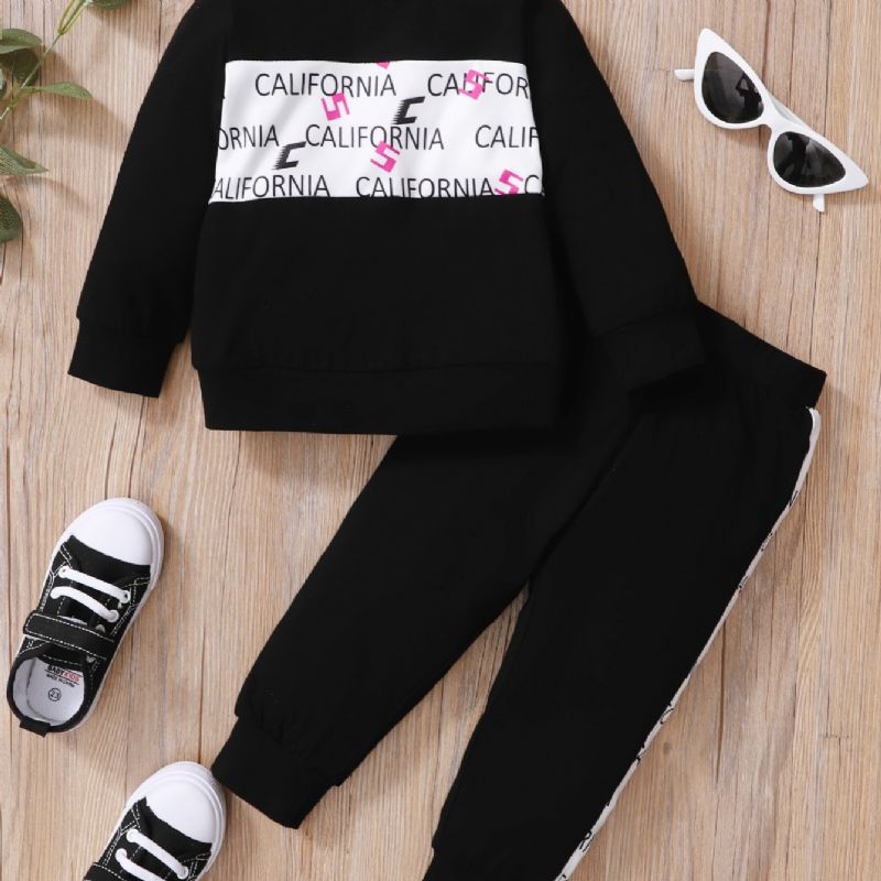 2 Stk Baby Drenge Contrast Casual Sæt