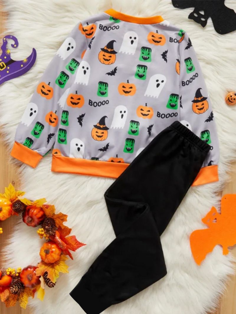 2 Stk Drenge Halloween Casual Suit