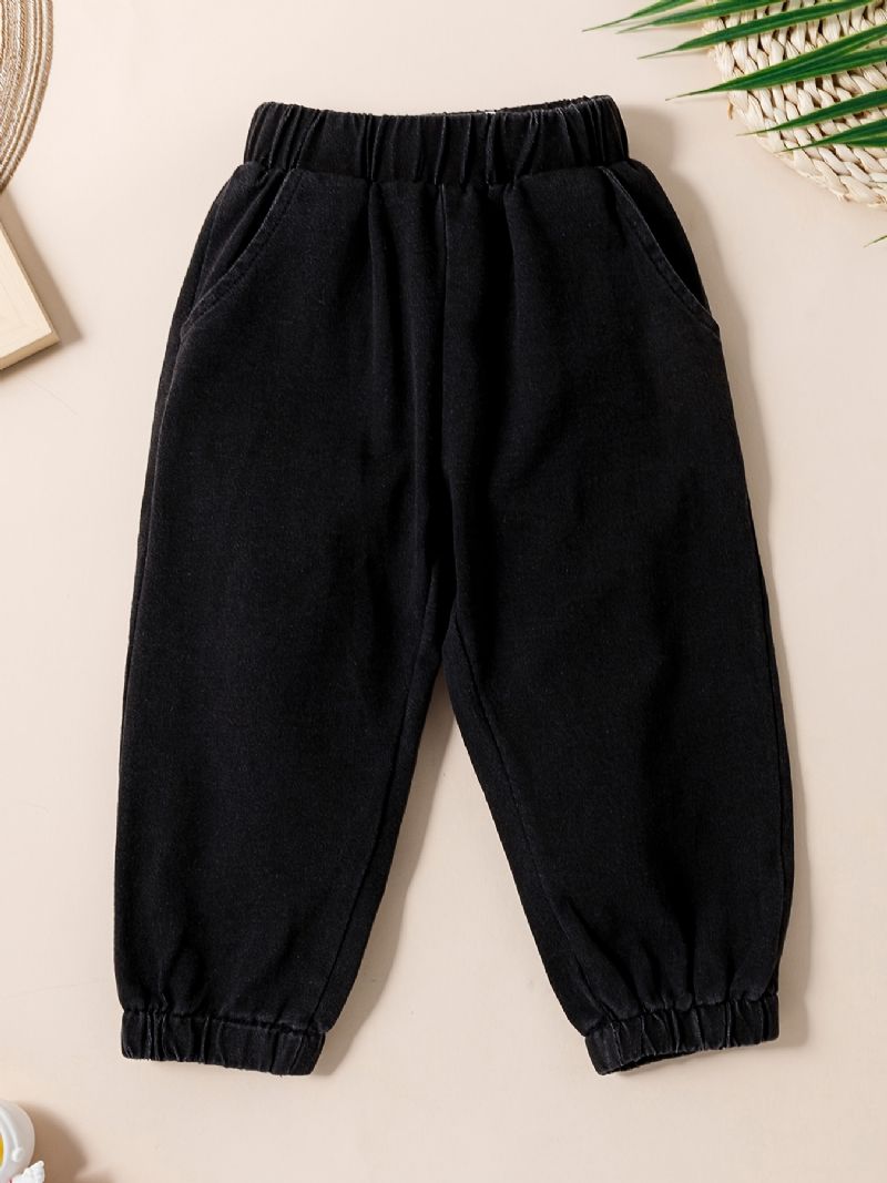 2 Stk Termisk Plaid Hætteskjorte Til Drenge & Denim Jeans Casual Vintage Langærmet Sæt Til Vinter