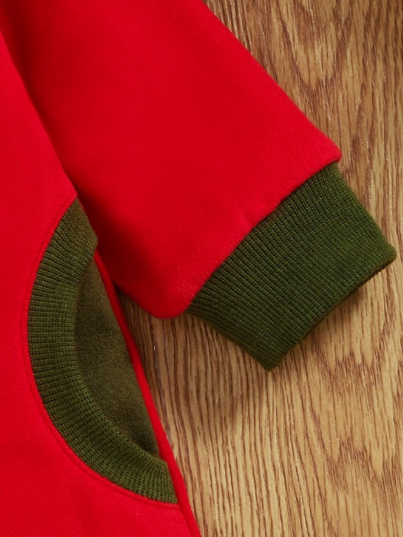 2 Stk. Toddler Drenge Langærmet Sports Colorblock Sæt