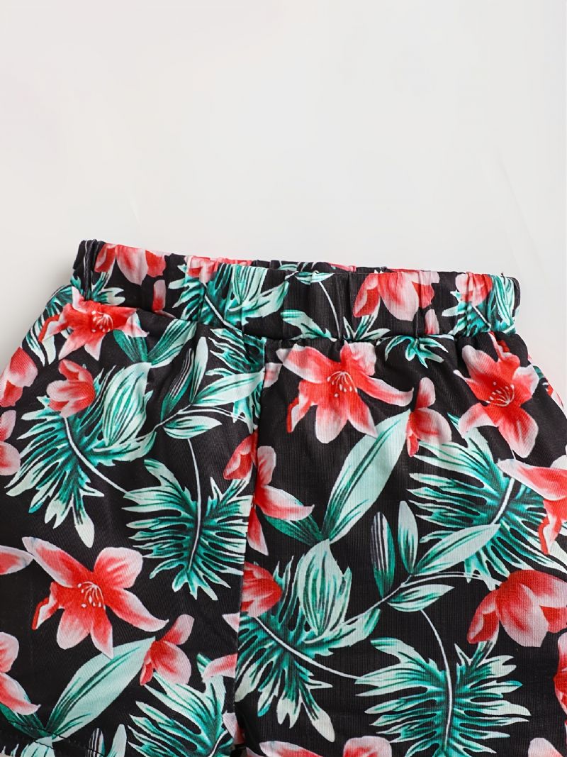 Baby Børn Drenge Bomuld Polo Top & Shorts Sæt