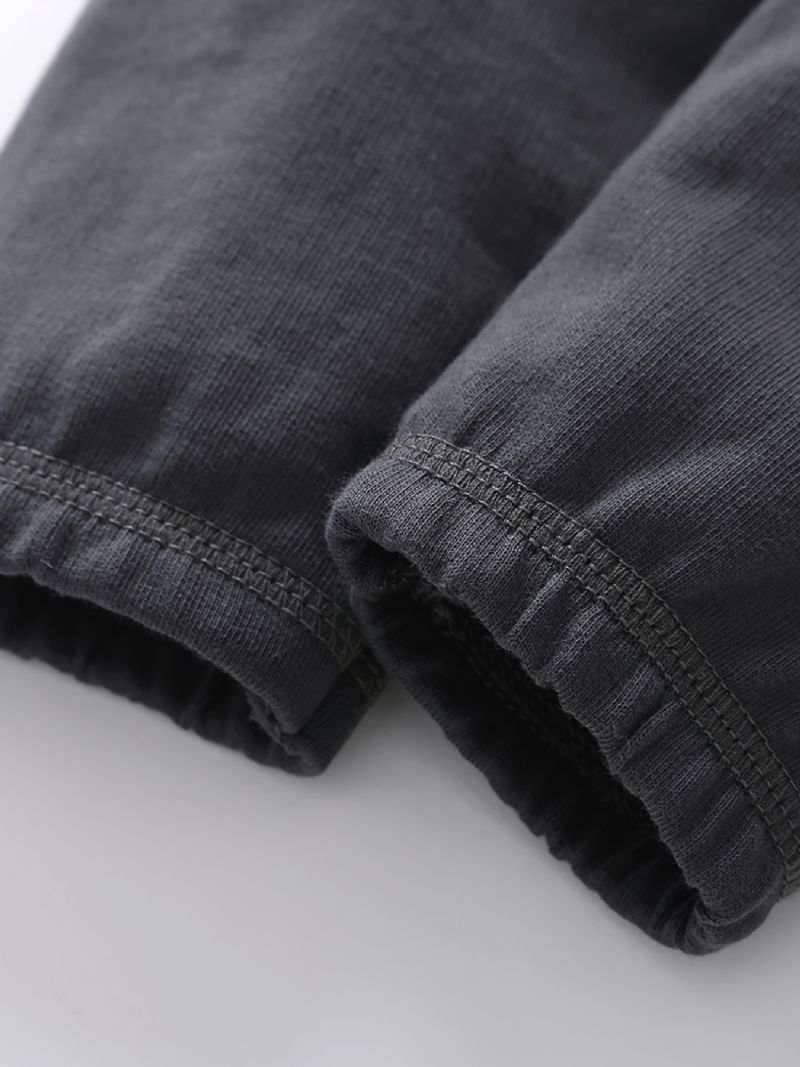 Baby-drenge Bodysuit & Bukser & Vest Sæt Til Efterår Vinter Ny