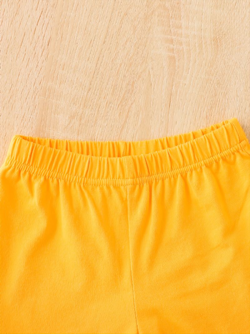 Baby Drenge Crop Sleeve & Matchende Shorts Sæt