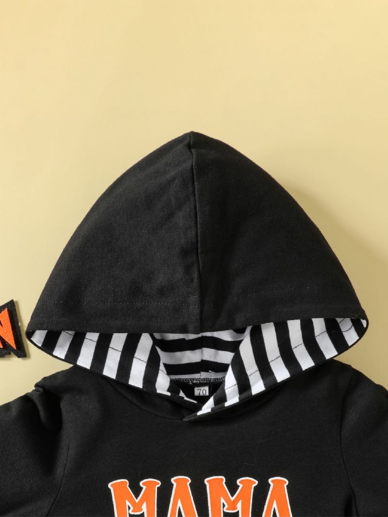 Baby Drenge Halloween Pumpkin Romper Jumpsuit Med Vinger