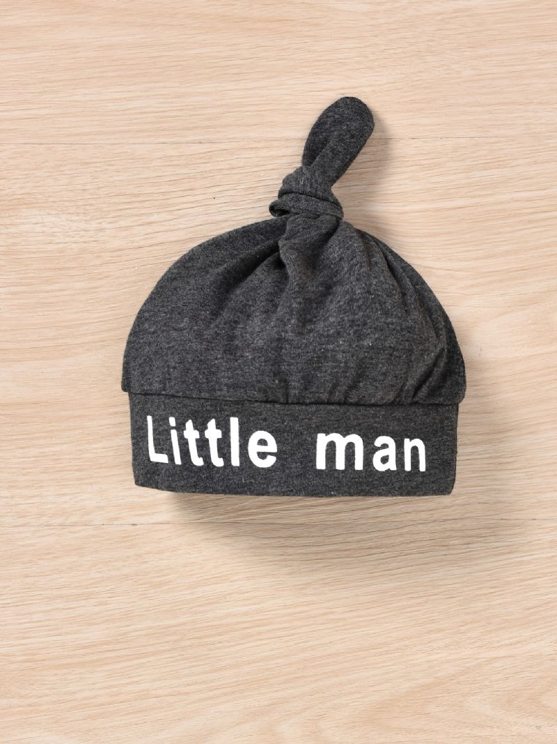 Baby Drenge Piger Langærmet Romper Bodysuit + Bukser + Hatte Sæt Layette Sæt Babytøj Til Nyfødte Spædbørn