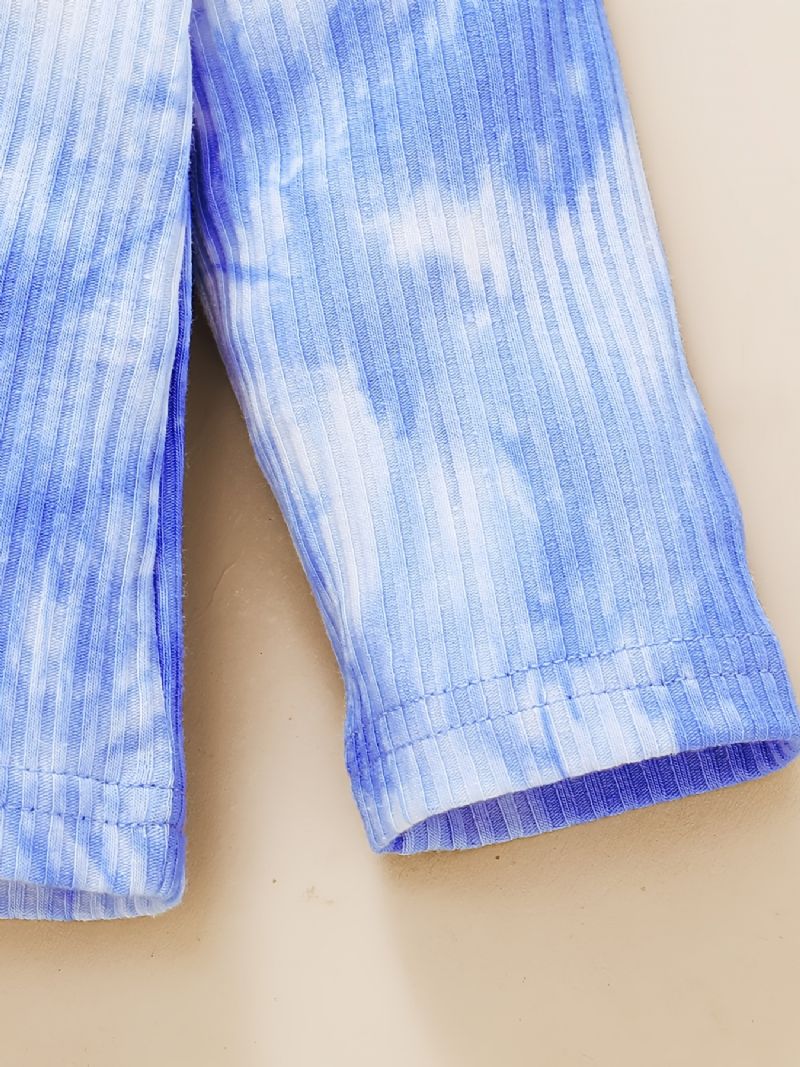 Baby Drenge Sæt Vinter Casual Tie Dye Langærmet Bomuld Sæt