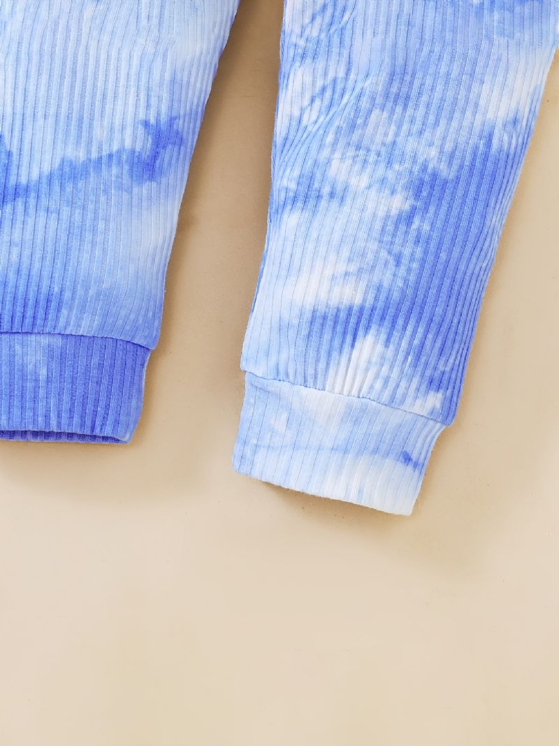 Baby Drenge Sæt Vinter Casual Tie Dye Langærmet Bomuld Sæt