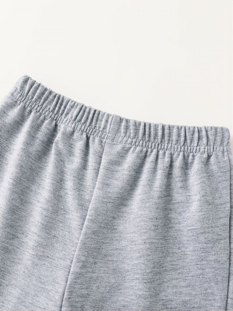 Baby Drenge Sweatshirt Og Matchende Joggerbukser Sæt Til Efterår Og Vinter Nyhed