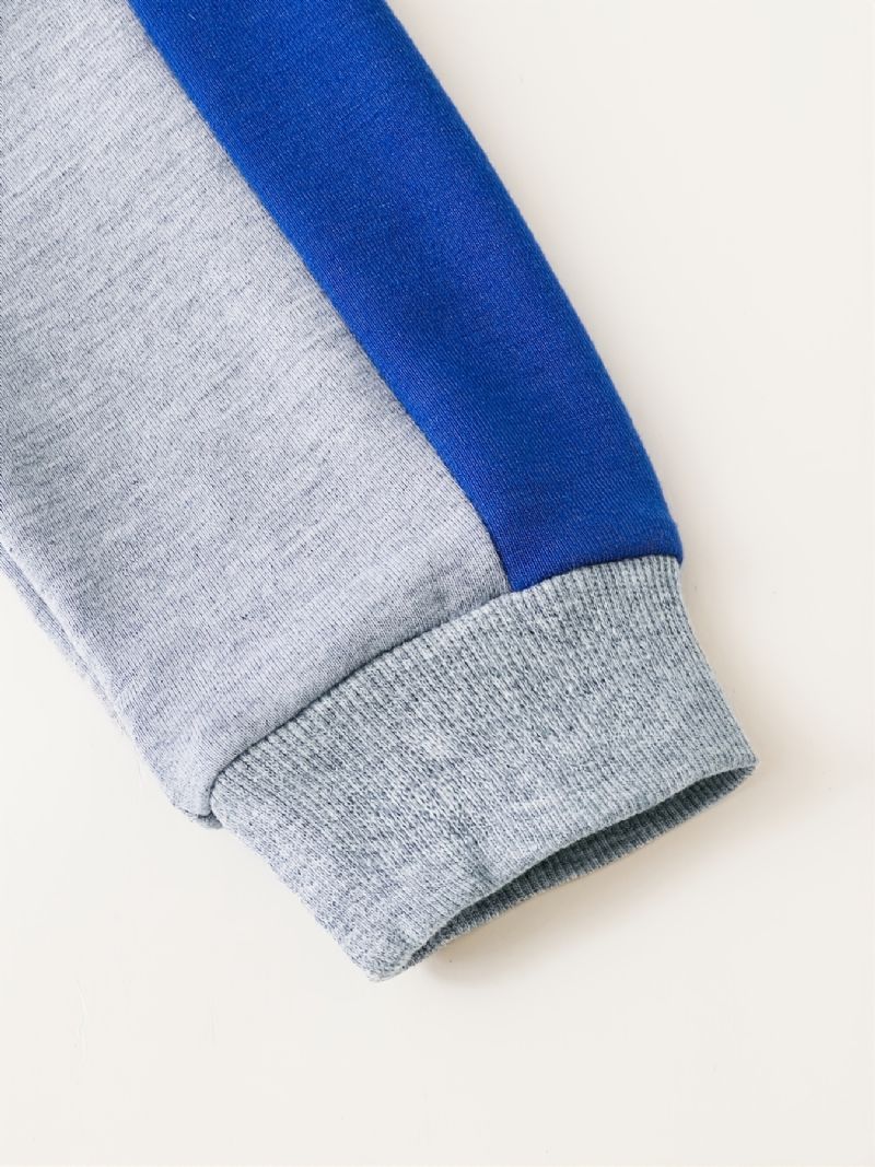 Baby Drenge Sweatshirt Og Matchende Joggerbukser Sæt Til Efterår Og Vinter Nyhed